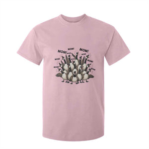 Silly Goose Mom T Shirt For Kid Funny Parenting Chaos Motherhood TS12 Light Pink Print Your Wear