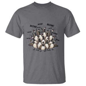 Silly Goose Mom T Shirt Funny Parenting Chaos Motherhood TS12 Charcoal Print Your Wear