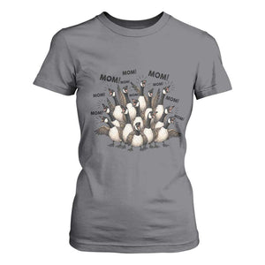 Silly Goose Mom T Shirt For Women Funny Parenting Chaos Motherhood TS12 Charcoal Print Your Wear