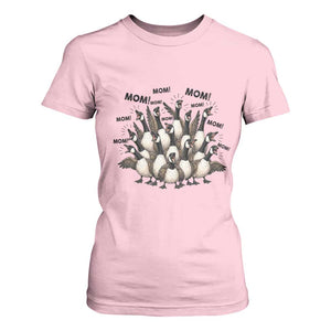 Silly Goose Mom T Shirt For Women Funny Parenting Chaos Motherhood TS12 Light Pink Print Your Wear