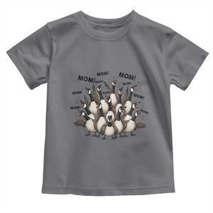 Silly Goose Mom Toddler T Shirt Funny Parenting Chaos Motherhood TS12 Charcoal Print Your Wear