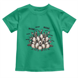 Silly Goose Mom Toddler T Shirt Funny Parenting Chaos Motherhood TS12 Irish Green Print Your Wear