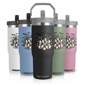 Silly Goose Mom Flip Straw Tumbler Funny Parenting Chaos Motherhood TS12 Print Your Wear