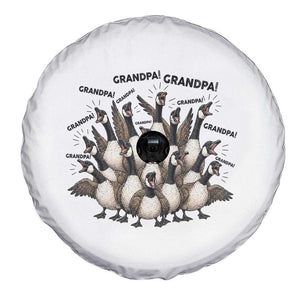 Silly Goose Grandpa Spare Tire Cover Funny Family Chaos Grandfather TS12 Print Your Wear