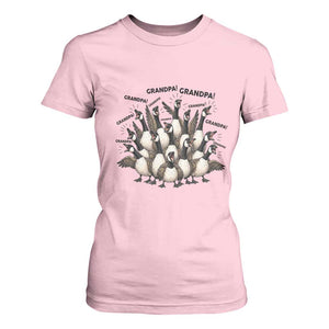 Silly Goose Grandpa T Shirt For Women Funny Family Chaos Grandfather TS12 Light Pink Print Your Wear