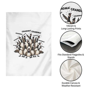 Funny Silly Goose Grandma Garden Flag Chaos Coordinator Grandma Life Graphic TS12 Print Your Wear