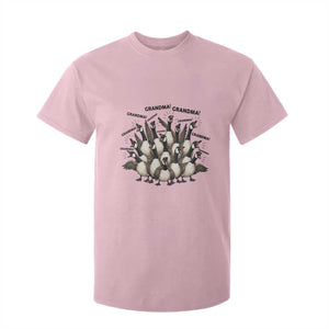 Funny Silly Goose Grandma T Shirt For Kid Chaos Coordinator Grandma Life Graphic TS12 Light Pink Print Your Wear