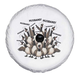 Silly Goose Husband Spare Tire Cover Funny Marriage Chaos Husbandhood TS12 Print Your Wear