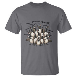 Silly Goose Husband T Shirt Funny Marriage Chaos Husbandhood TS12 Charcoal Print Your Wear
