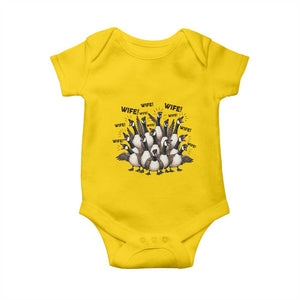 Silly Goose Wife Baby Onesie Funny Marriage Chaos Wifehood TS12 Daisy Print Your Wear