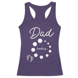 Dad Loading 2026 Racerback Tank Top Future Dad Announcement TS12 Purple Print Your Wear
