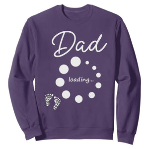 Dad Loading 2026 Sweatshirt Future Dad Announcement TS12 Purple Print Your Wear