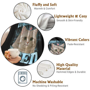 Funny Cat Throw Blanket Consider Your Pants Peed Meme Saying TS12 Print Your Wear