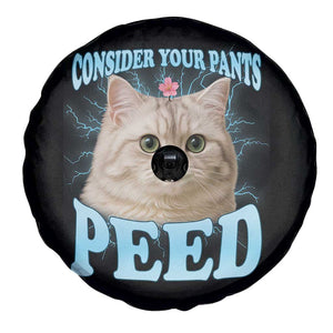Funny Cat Spare Tire Cover Consider Your Pants Peed Meme Saying TS12 Print Your Wear