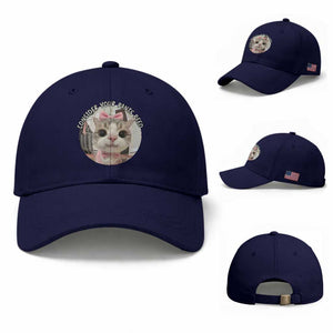 Consider Your Pants Peed Baseball Cap Funny Cat Meme Saying TS12 Baseball Cap Universal Fit Dark Blue Print Your Wear