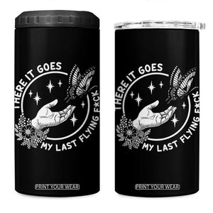 There It Goes My Last Flying F*ck 4 in 1 Can Cooler Tumbler Funny Women Quote TS12 One Size: 16 oz Black Print Your Wear