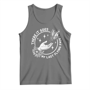 There It Goes My Last Flying F*ck Tank Top Funny Women Quote TS12 Black Heather Print Your Wear
