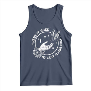 There It Goes My Last Flying F*ck Tank Top Funny Women Quote TS12 Navy Print Your Wear