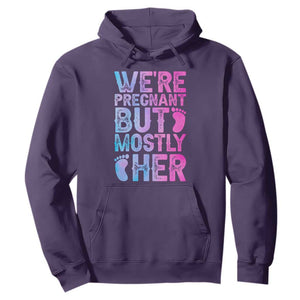Funny First Time Parents Gift Hoodie We Are Pregnant But Mostly Her