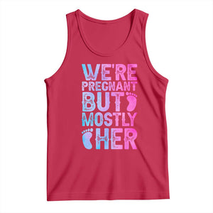 Funny First Time Parents Gift Tank Top We Are Pregnant But Mostly Her