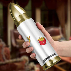 Funny French Fry Jumping Into Fries Box Bullet Tumbler Fast Food Lover