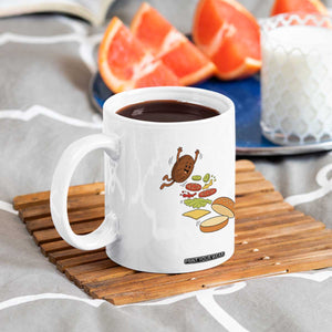 Funny Burger Ingredients Flying Into Bun Coffee Mug Fast Food Lover Gift