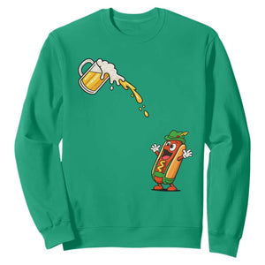 Funny Sausage Waiting For Beer Sweatshirt Oktoberfest Gift