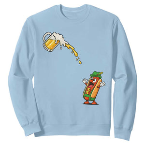 Funny Sausage Waiting For Beer Sweatshirt Oktoberfest Gift