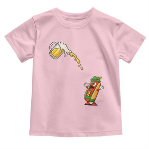 Funny Sausage Waiting For Beer Toddler T Shirt Oktoberfest Gift