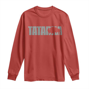 Vintage Tatanka Bison Long Sleeve Shirt Native American Buffalo Graphic