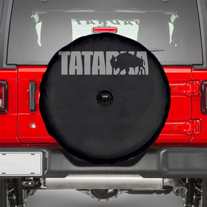 Vintage Tatanka Bison Spare Tire Cover Native American Buffalo Graphic