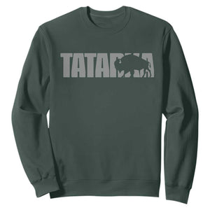 Vintage Tatanka Bison Sweatshirt Native American Buffalo Graphic
