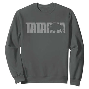 Vintage Tatanka Bison Sweatshirt Native American Buffalo Graphic