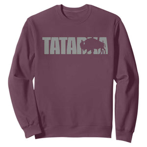 Vintage Tatanka Bison Sweatshirt Native American Buffalo Graphic