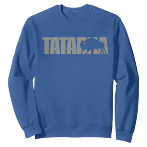 Vintage Tatanka Bison Sweatshirt Native American Buffalo Graphic