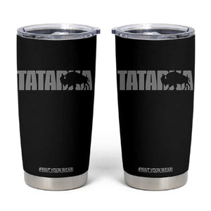 Vintage Tatanka Bison Tumbler Cup Native American Buffalo Graphic