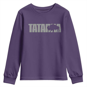 Vintage Tatanka Bison Youth Sweatshirt Native American Buffalo Graphic