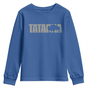 Vintage Tatanka Bison Youth Sweatshirt Native American Buffalo Graphic