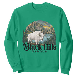 Black Hills South Dakota White Buffalo Sweatshirt State Pride Gift