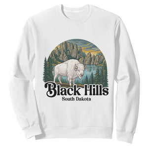 Black Hills South Dakota White Buffalo Sweatshirt State Pride Gift