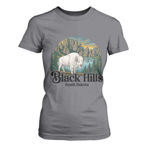 Black Hills South Dakota White Buffalo T Shirt For Women State Pride Gift
