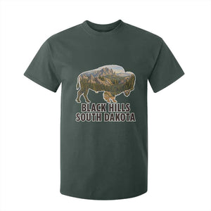 Black Hills South Dakota Bison T Shirt For Kid State Pride Gift