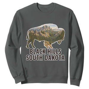 Black Hills South Dakota Bison Sweatshirt State Pride Gift