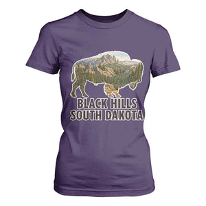 Black Hills South Dakota Bison T Shirt For Women State Pride Gift