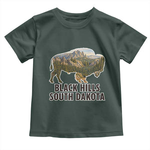 Black Hills South Dakota Bison Toddler T Shirt State Pride Gift