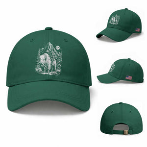 Vintage Native American Bison Rider Baseball Cap Indigenous Warrior Graphic