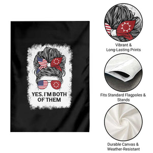Lakota And American Pride Garden Flag Im Both Of Them Oglala Native Heritage