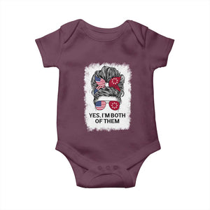 Lakota And American Pride Baby Onesie Im Both Of Them Oglala Native Heritage