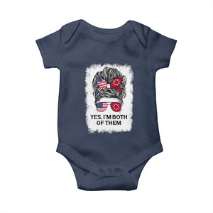 Lakota And American Pride Baby Onesie Im Both Of Them Oglala Native Heritage
