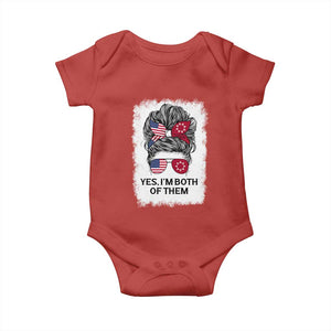 Lakota And American Pride Baby Onesie Im Both Of Them Oglala Native Heritage